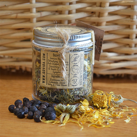 Floral Delight certified organic Ingredients